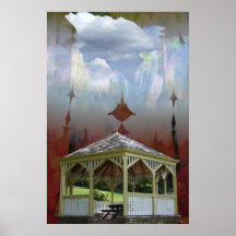 Summerhouse experiment by Anjo Lafin Poster