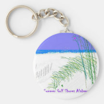 Summers at Gulf Shores Keychains