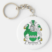 Summers Family Crest Key Chain