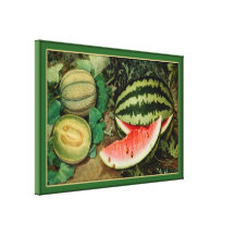 Summer's Melons Canvas Print