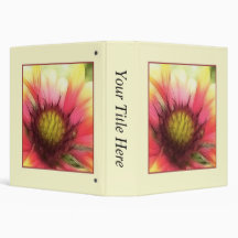 Summer's Star - The Blanket Flower 3 Ring Binder