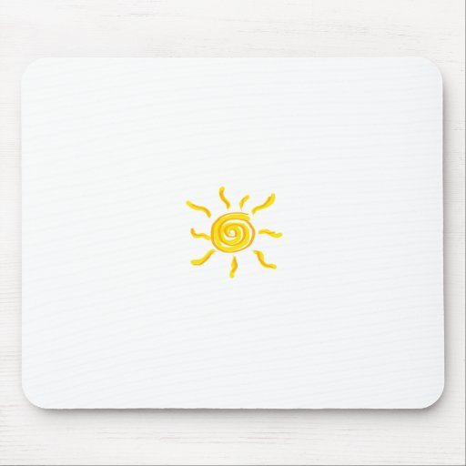 Summersgarden Sunshine Orange and Yellow Mini - Mouse Pad