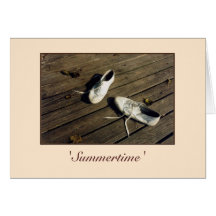 'Summertime' Blank Greeting Card