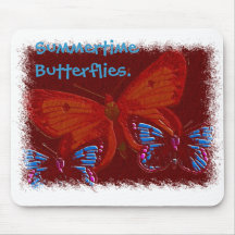 Summertime  Butterflies. Mouse Mats