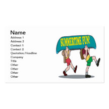 Summertime Fun Business Card Template