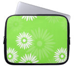 Summertime green flowers Laptop Sleeve