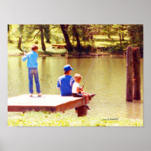 Summertime is for Fishing Posters