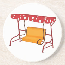 Summertime Patio Glider Seating Coaster