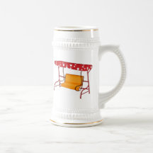 Summertime Patio Glider Seating Mugs
