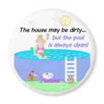 Summertime Pool Fun magnets
