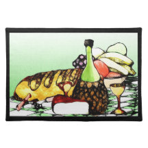 Summertime w/border placemats