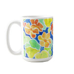 Summery Scarlet and Yellow Nasturtiums Coffee Mug