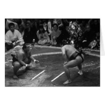 SUMO Wrestling Greeting Card