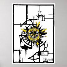 sun and moon poster