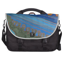 Sun and Waves Laptop Bags