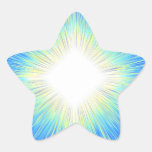 Sun Burst Star Sticker