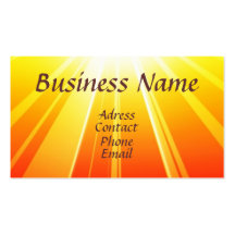 Sun Business Card