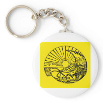 sun caracola llavero personalizado