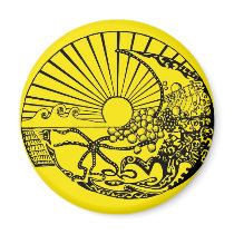 sun caracola imanes para frigoríficos
