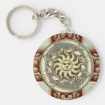 Sun céleste Keychain Porte-clefs