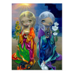 "Sun Child and Moon Child" Postcard