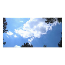 Sun Clouds Picture Card