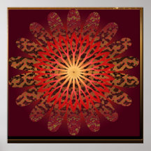 SUN DIAL CHAKRA POSTER