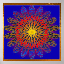 SUN DIAL CHAKRA POSTER