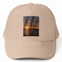 Sun Down at the Lake Trucker Hat