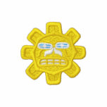 Sun Dragon Surf Embroidered Hooded Sweatshirts