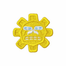 Sun Dragon Surf Embroidered Hooded Sweatshirts