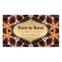 Sun Earth Goddess Tarot Business Cards