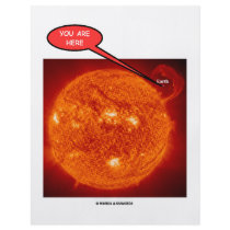 Sun Earth You Are Here (Astronomy Humour)