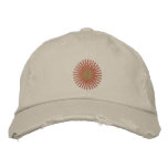 Sun embroidered hats