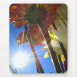 Sun et fleurs Mousepad Tapis De Souris