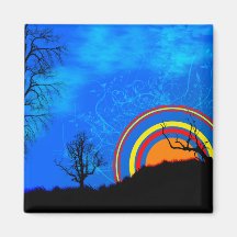 Sun Fire Magnet