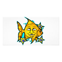 Sun Fish & Stars Personalized Photo Card