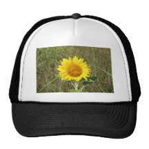 sun flower mesh hat