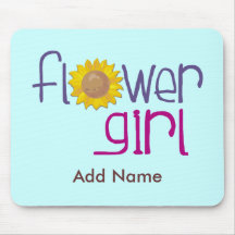 Sun Flowergirl T-shirts and Gifts Mouse Pad