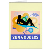 Sun Goddess Card