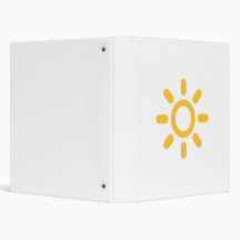 Sun icon binders