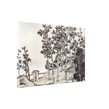Sun Kehong - The rising moon Gallery Wrap Canvas