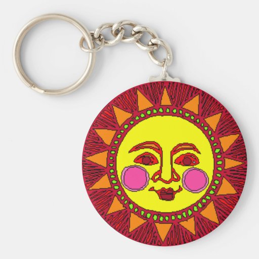 Sun Keychain
