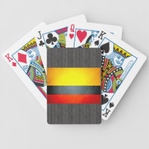 Sun kissed Colombia Flag Bicycle Card Deck