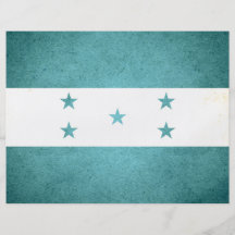Sun kissed Honduras Flag Personalized Flyer