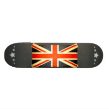 Sun kissed United Kingdom Flag Skate Board Deck