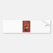 SUN LION BUMPER STICKER