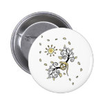 Sun Lizard Pinback Buttons
