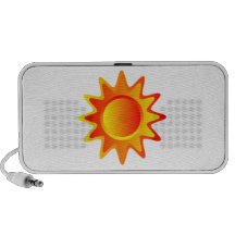 Sun lumineux haut-parleurs notebook