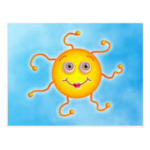 Sun mignon carte postale